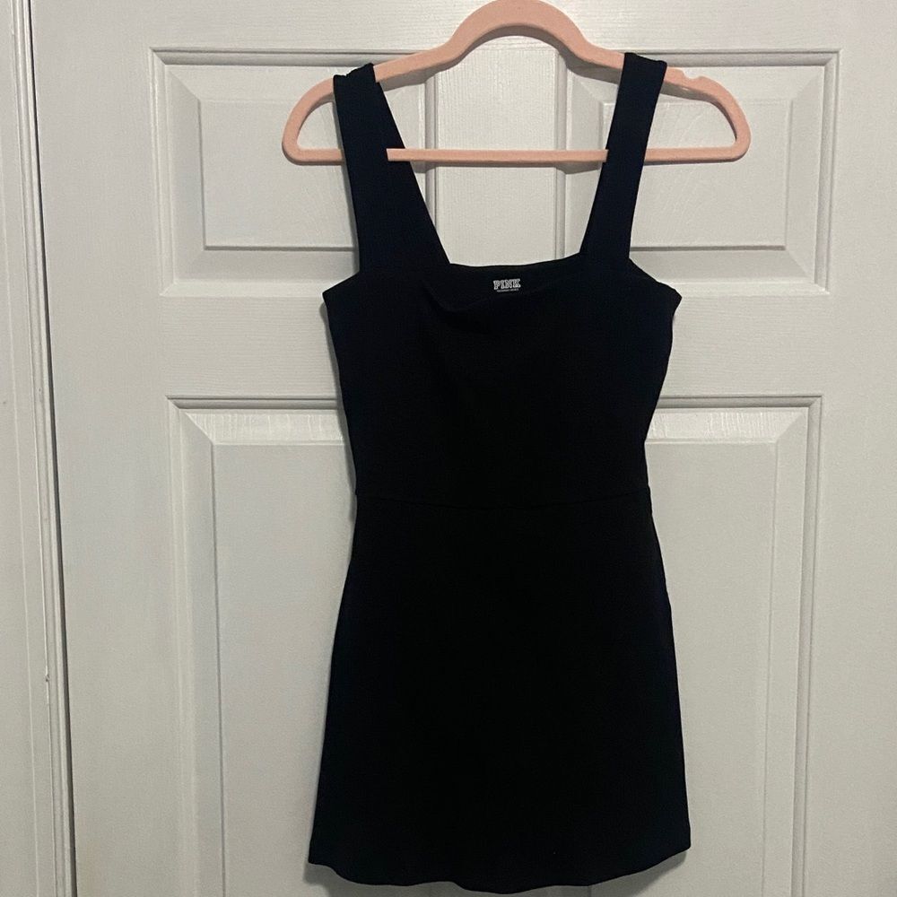 PINK Victoria's Secret Black Dress/Romper Women’s Medium Black Built in Short